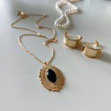 Eye of Black Onyx Necklace