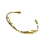 Irregular Wave  Open Cuff  Bracelet