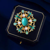 Royal Emerald Reverie Brooch