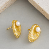 Pearl and Shell Summer Style Earrings