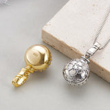 Gold Plated Moissanite Spherical Charm