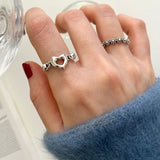 Adjustable Heart Ring