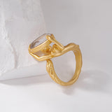 Thick Gold Plated Mermaid Adjustment Ring