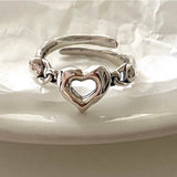 Adjustable Heart Ring