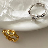 Adjustable Heart Ring