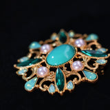 Royal Emerald Reverie Brooch