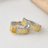 Downton Enchantment Golden Lattice Blossom Ring—Vivacity