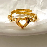 Adjustable Heart Ring