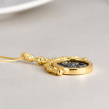 Queen Coin Reversible Charm